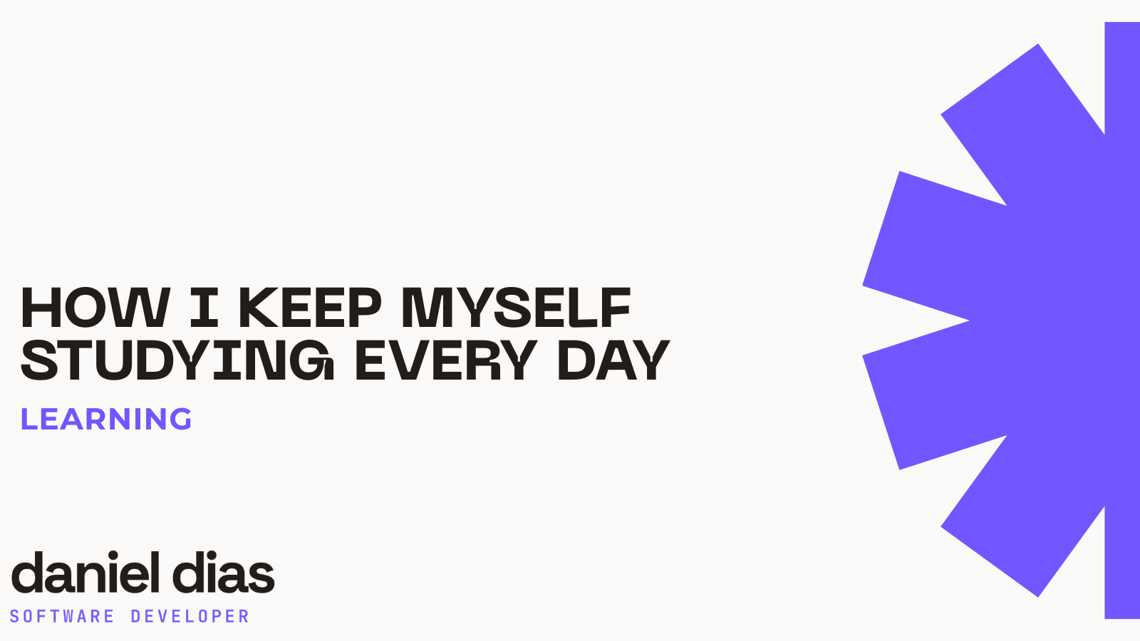 How I Keep Myself Studying Every Day