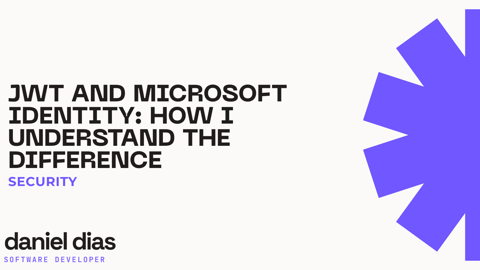 JWT e Microsoft Identity: come capisco la differenza