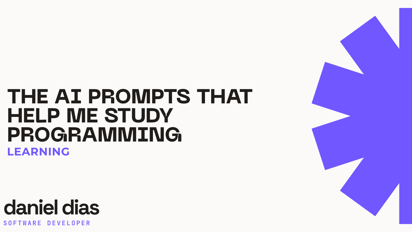 The AI Prompts That Help Me Study Programming